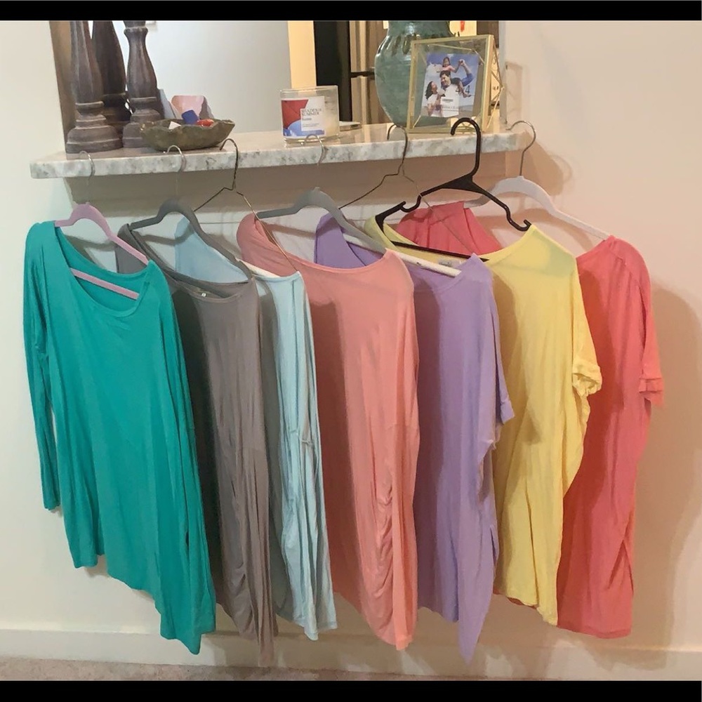 Multiple shirts, sizes vary,